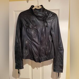 Danier Dark Leather Jacket
